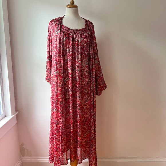 vintage Oscar de la Renta nightgown and robe set size med - Picture 13 of 15